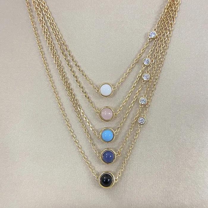 Nouveau collier exquis en argent 925 pour femmes