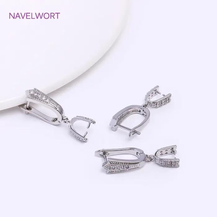 Crochet de boucle d'oreille tendance avec pince à pincer