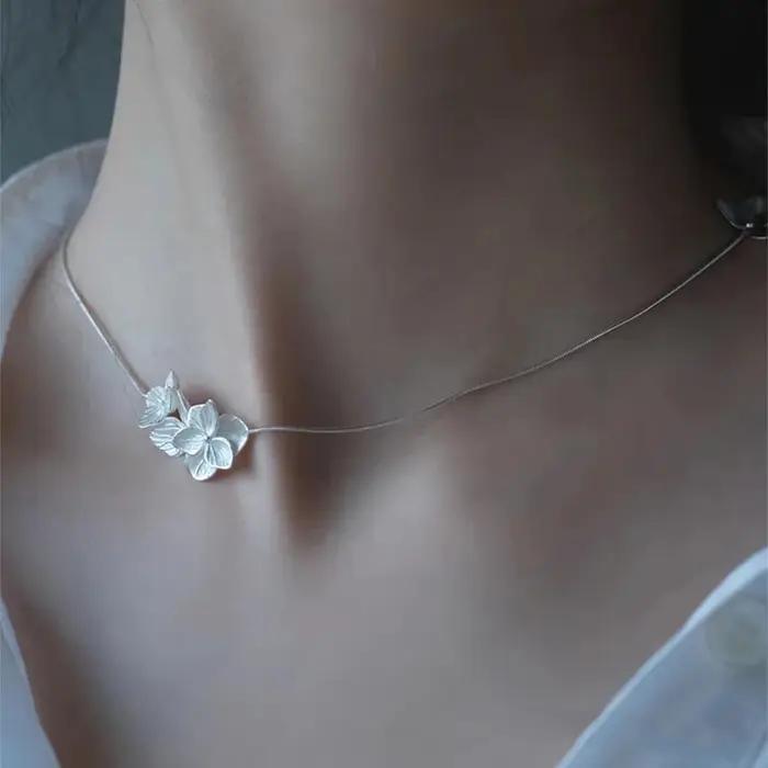 Colliers en argent Sterling S925 pour femmes