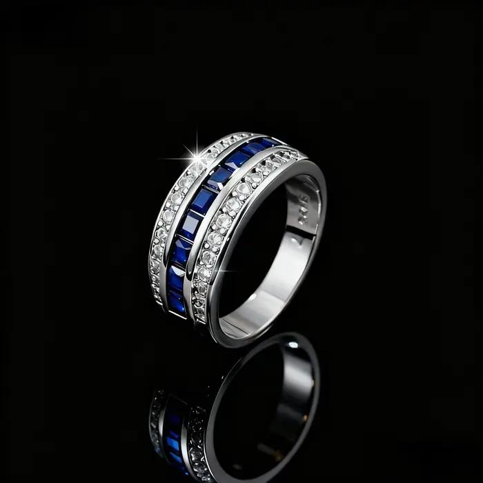 Bague en argent Style princesse S925 pour femmes