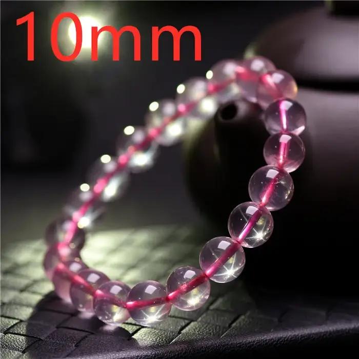 Bracelet en Quartz Rose naturel clair
