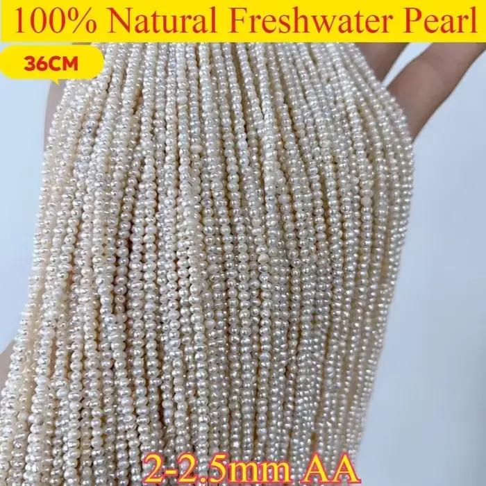 Perles d'eau douce presque rondes de qualité AA pour bijoux personnalisés à offrir pour les femmes occasions spéciales