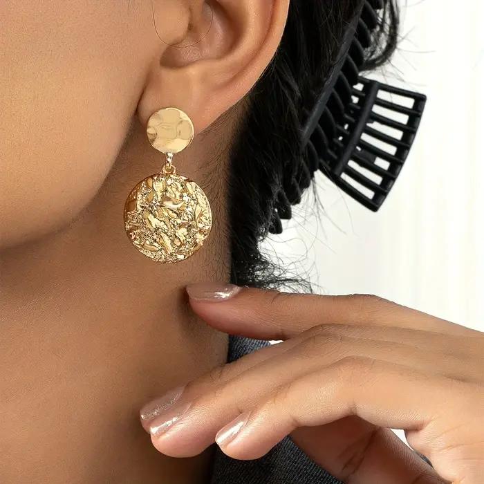 Boucles d'oreilles géométriques à imprimé léopard surdimensionnées pour femmes, élégantes et audacieuses, idéales pour les occasions spéciales et le quotidien
