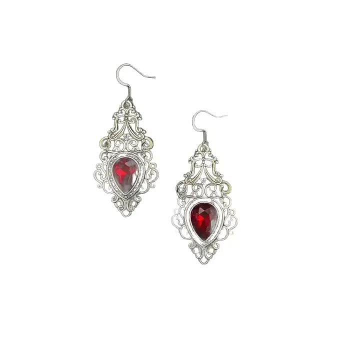 Boucles d'oreilles gothiques Victoria en filigrane celtique
