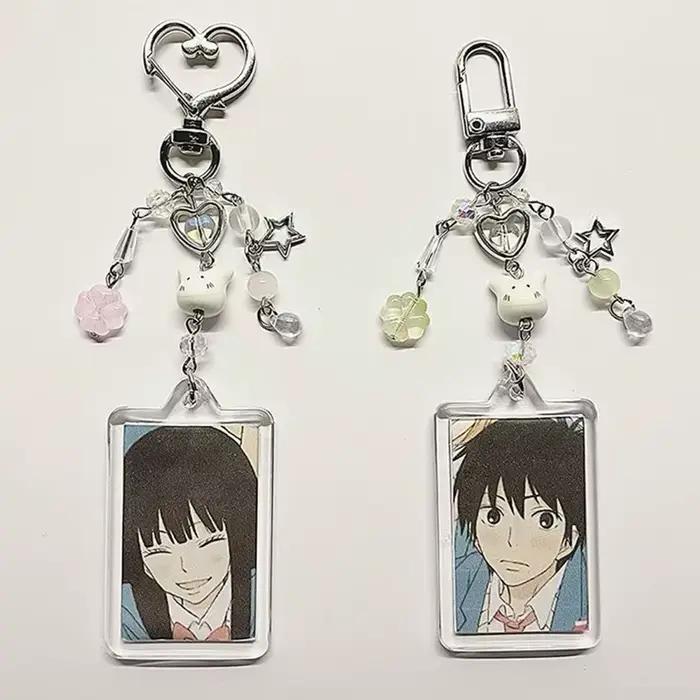 Chaîne Kimi Ni Todoke continent, bijoux faits à la main