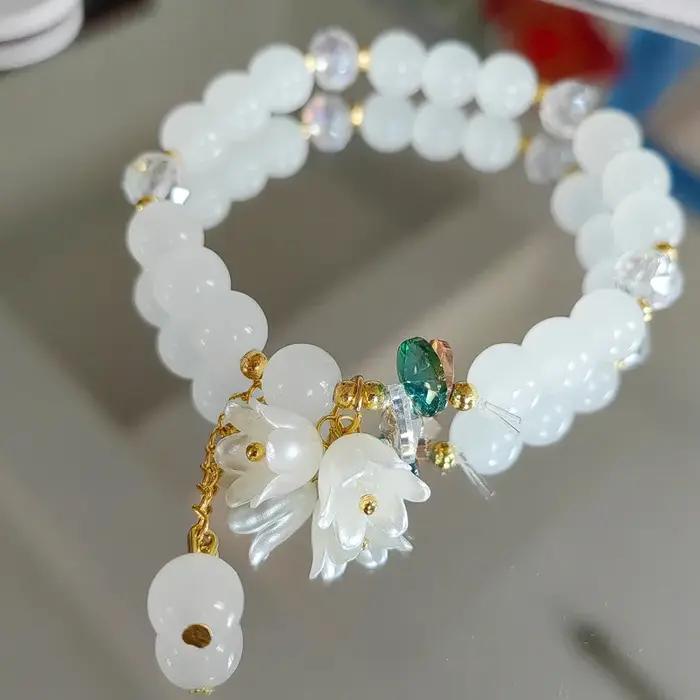 Bracelet en cristal de pop-corn sucré pour femme