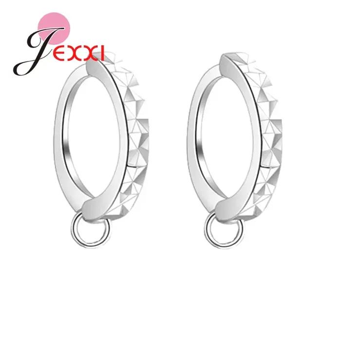 Lot de 20 boucles d'oreilles en argent Sterling 925 pour femme, accessoires de bricolage, livraison rapide, prix de gros