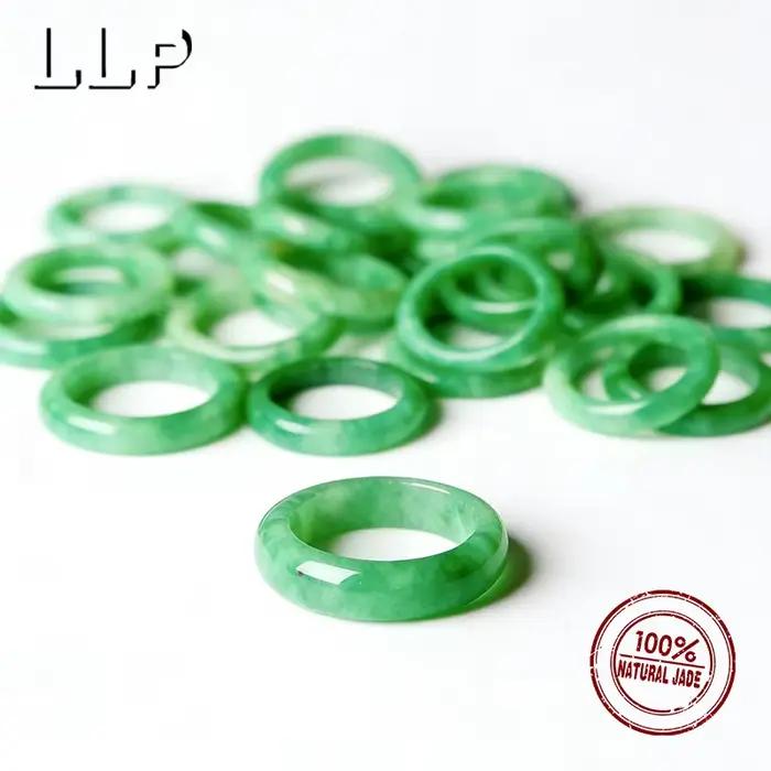 Bague émeraude verte en Jade naturel de qualité