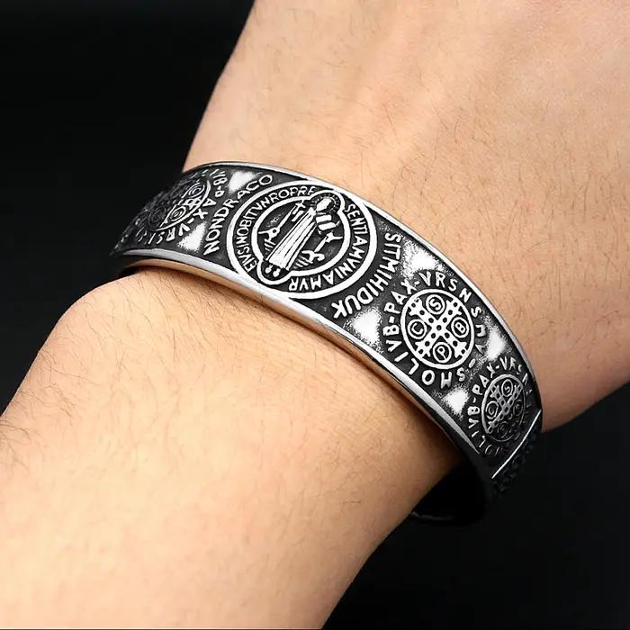 Bracelet exorcisme Vintage Saint benoît pour hommes et femmes