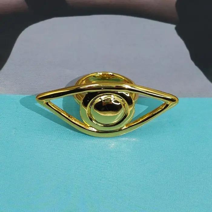 Nouveauté 2026 : Bague œil style punk rock en or et argent