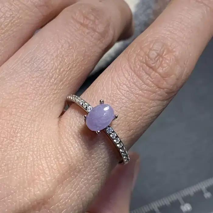 Bague en tanzanite naturelle or jaune clair bague ajustable bijou femme vintage fin pour occasions spéciales cadeau de fiançailles ou de mariage