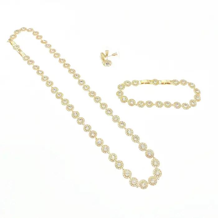 Parure de bijoux de luxe exquise pour femme 2026 – Ensemble simple et élégant