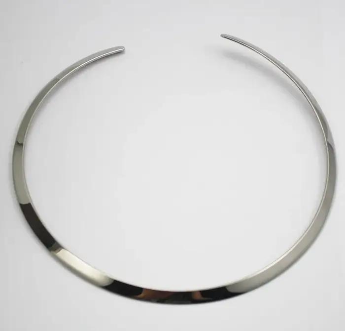 Collier Simple en acier inoxydable pour femmes