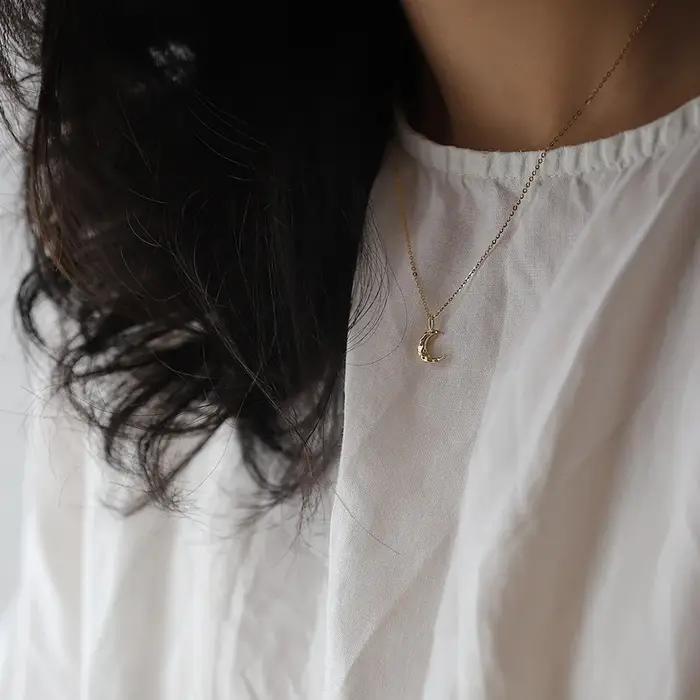 Collier en argent Sterling 925 véritable pour femmes