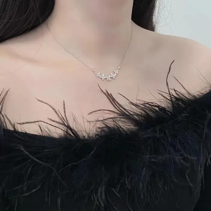 Collier Papillon Souriant pour Femme