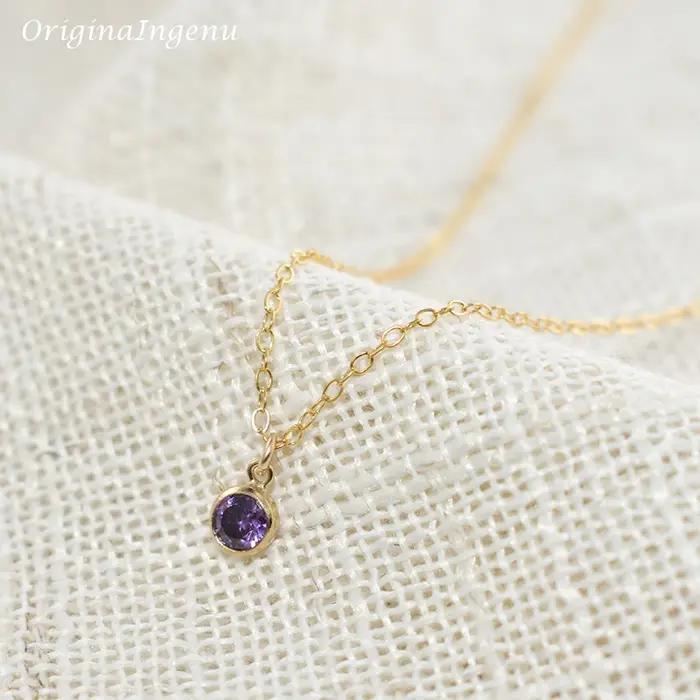 Collier en or 14K pour femmes, fait à la main, ras du cou, chaîne, style Boho