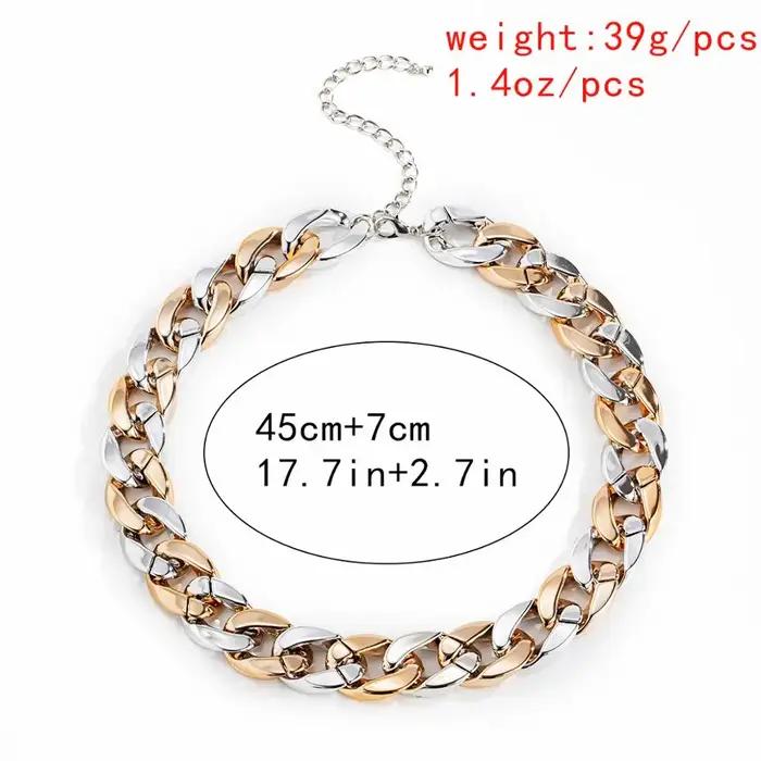 Lacteo – collier ras du cou avec chaîne CCB