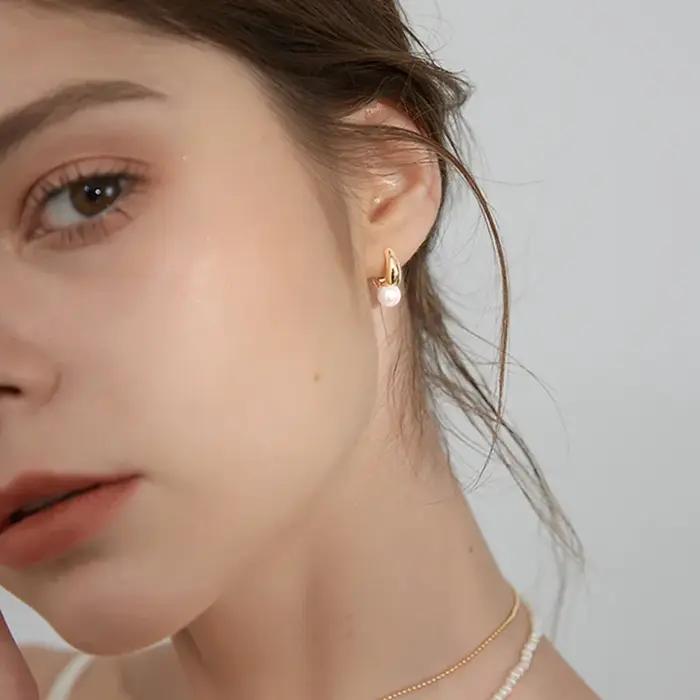 Petites boucles d'oreilles en argent Sterling 925 pour femmes