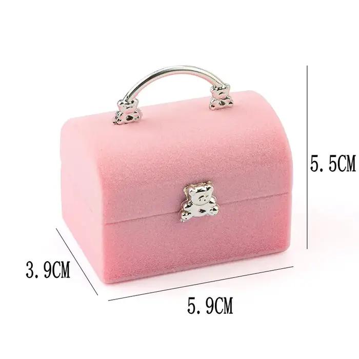 Boîte à bijoux en velours de luxe pour mariage et fiançailles en cuivre blanc noir verte à offrir pour femme occasions spéciales