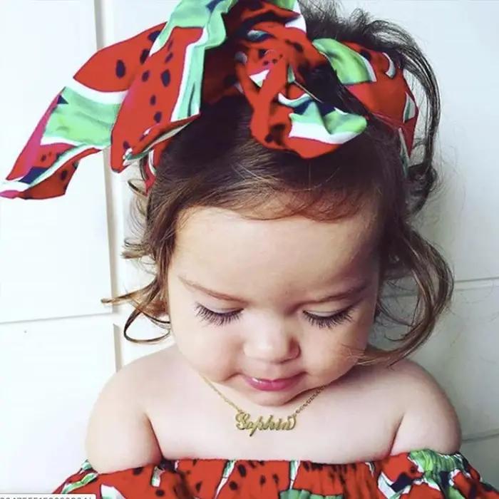 Collier mignon avec nom de bébé pour enfants