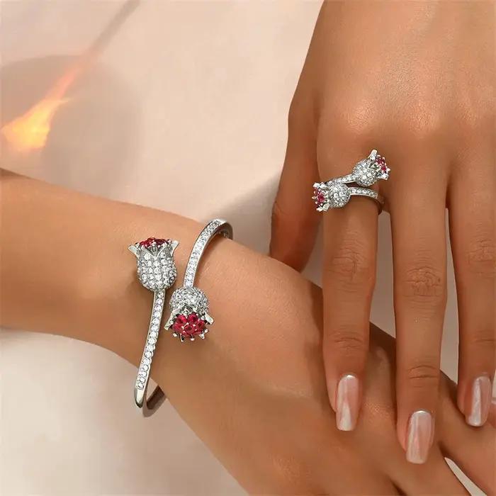 Bracelets de luxe en Zircon pour femmes
