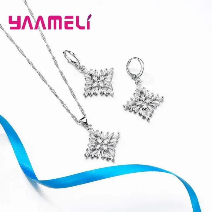 Ensemble de Bijoux avec Document Argenté pour Femme
