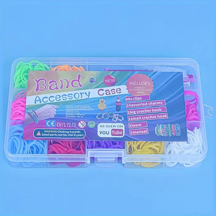 Kit de 500 élastiques pour tisser des bracelets