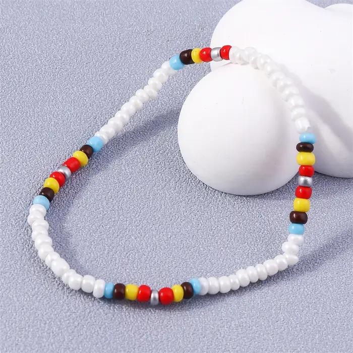 Bracelets bohèmes colorés faits à la main pour femmes et filles, bijoux de fête, cadeaux de festival