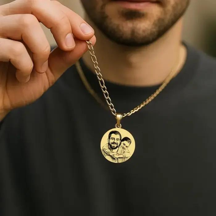 Collier Photo personnalisé Unique