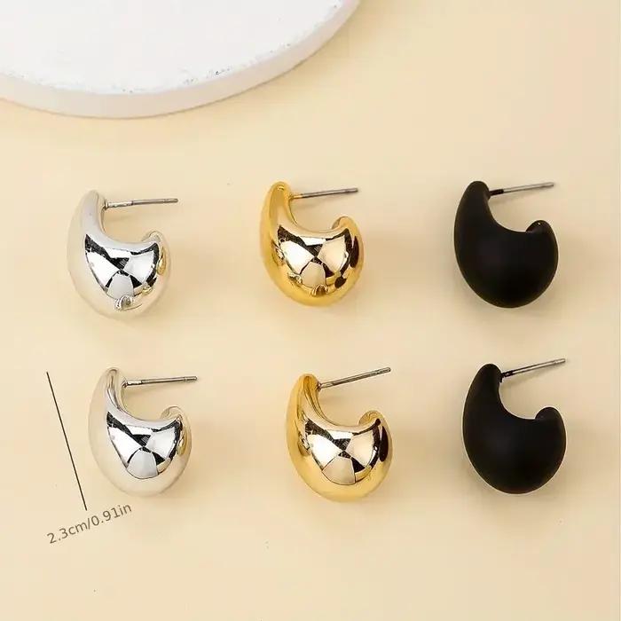 Ensemble de boucles d'oreilles Vintage élégantes en forme de larme