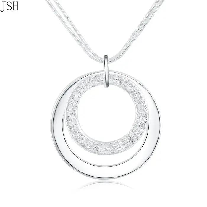Collier exquis en argent regardé 925 pour femme