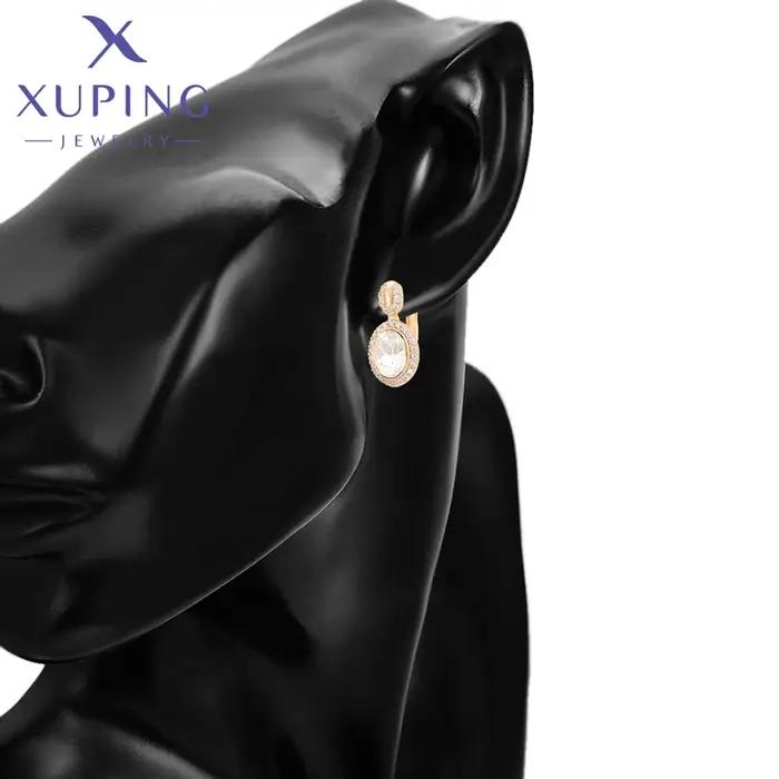 Boucles d'Oreilles Créoles en Cristal pour Femmes Style Décontracté Occasions Spéciales Cadeau Anniversaire