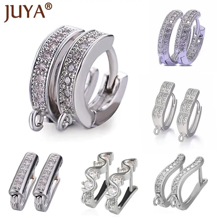 Boucles d'oreilles en cristal à levier créatif pour femmes