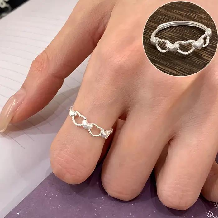 Sam Panda – bague en argent Sterling 925 avec Zircon bleu pour femmes, motif minimaliste, géométrie