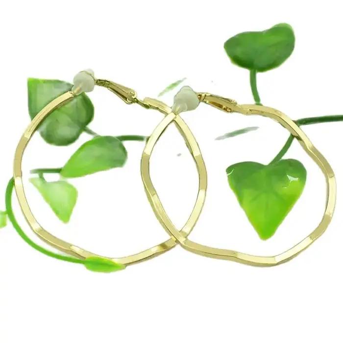 Boucles doreilles clip shineliang elegantes sans perforetion pour femmes occassions speciales finition or rhodium