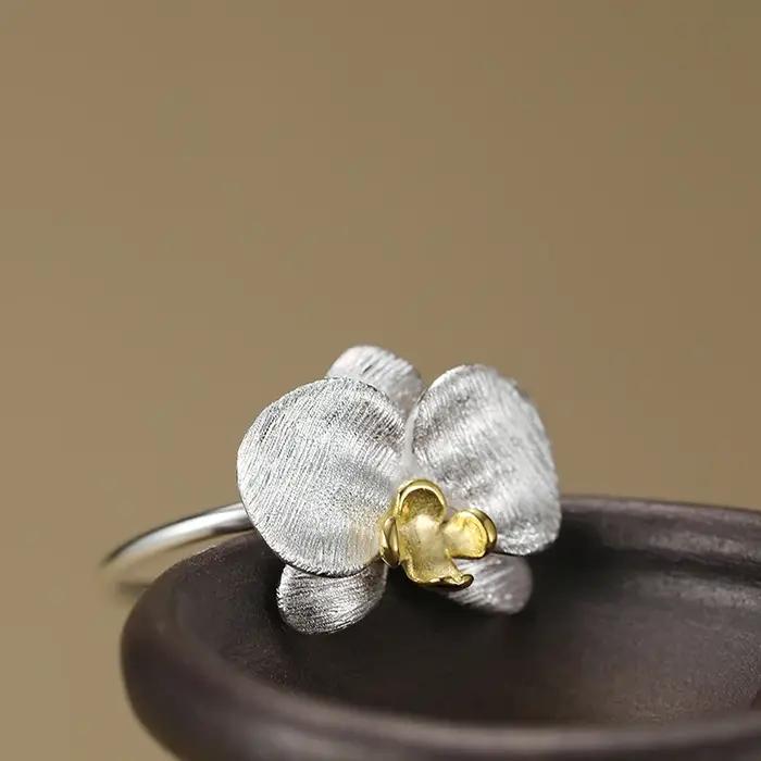 Lotus Fun – bagues élégantes en orchidée Phalaenopsis