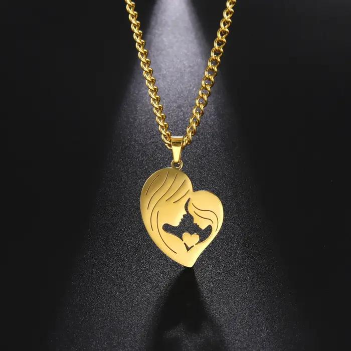 Amaxer maman et bébé collier famille