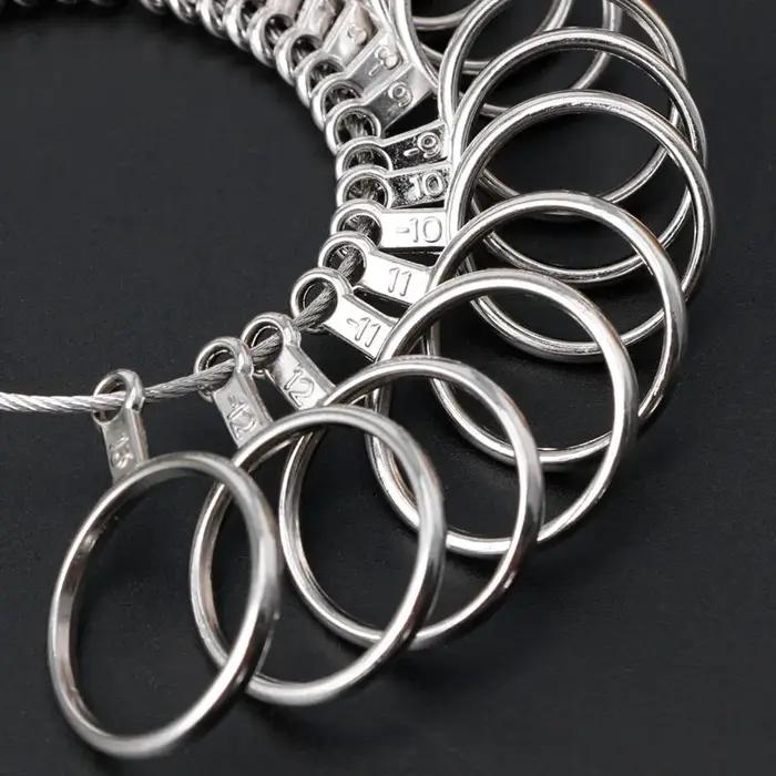 outil mesure taille bague metal americaine europe pour mariage classe ajustement precis artisanat bijoux