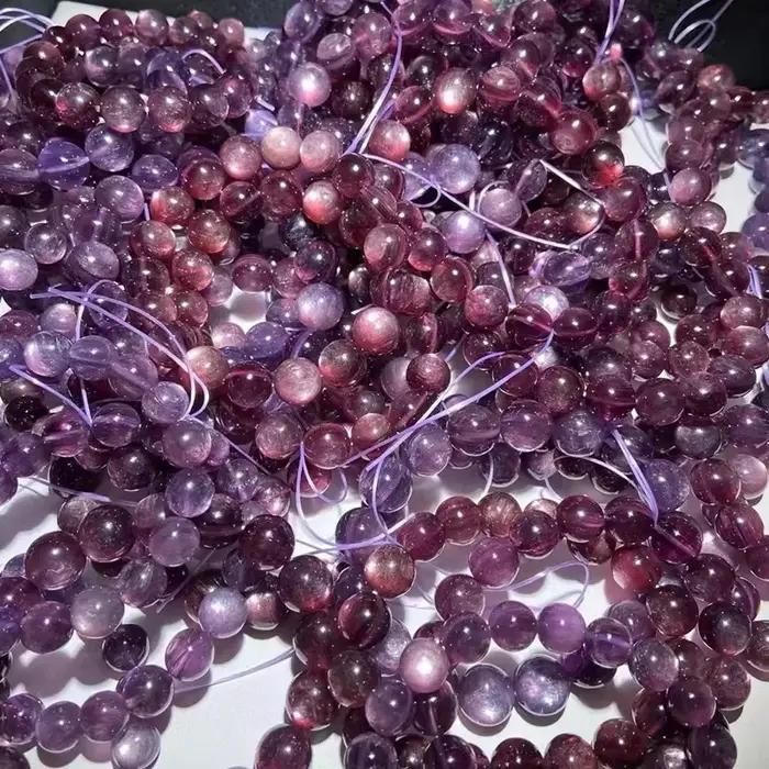 Meihan – Bracelet en Lepidolite violette naturelle