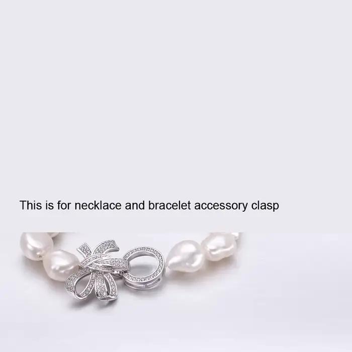 Bracelet et collier en perles d'eau douce naturelles, fermoir à boucle, accessoire de bijouterie, fabrication de bijoux