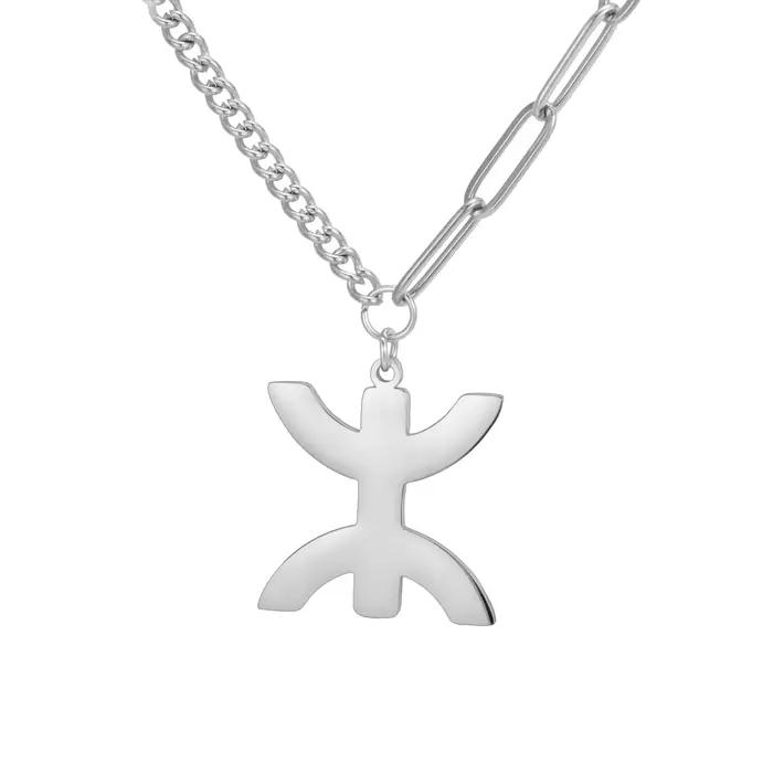 LIKGREAT – collier avec lettres amazigh africaines pour femmes
