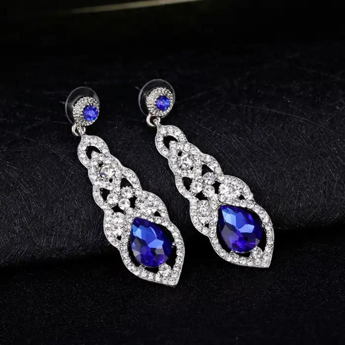 VENTFILLE – boucles d'oreilles longues en cristal brillant pour femmes