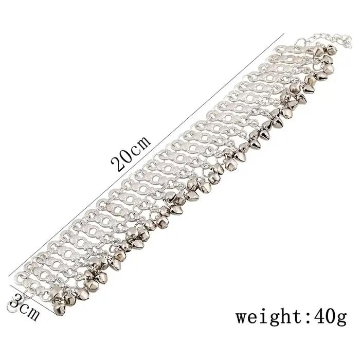 Nouveau Vintage multicouche cloches cheville Bracelet pied bijoux Boho été plage pieds nus sandales breloques cheville femmes accessoires