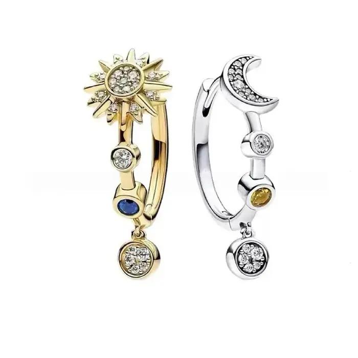 Boucles d'oreilles étoiles en argent sterling S925