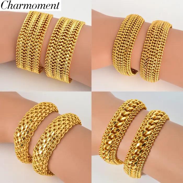 Bracelets de chaîne à maillons en cuivre de dubaï pour unisexe