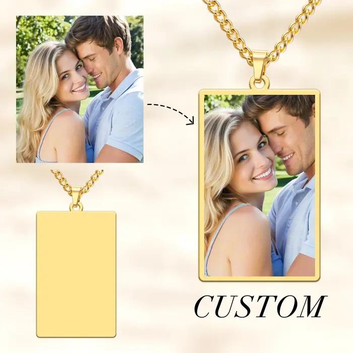 Charmant collier personnalisé imprimé en couleur