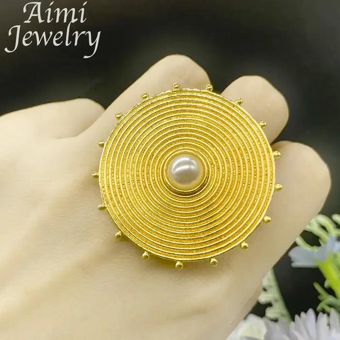 Ensemble de bijoux plaqués or 18 carats pour femmes