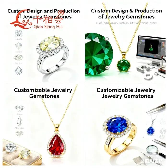 Bijoux personnalisables en argent sterling ou or 14K et 18K pour créer votre propre design de pierres précieuses colliers bracelets anneaux occasions spéciales cadeaux mariage fiançailles
