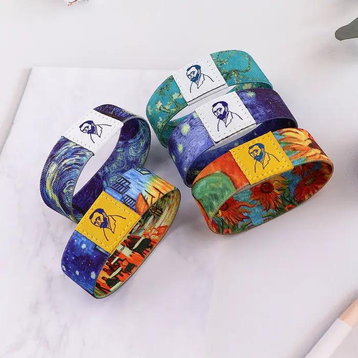 Van Gogh Bracelets pour femme hommes filles sport bracelet Art peintures ciel étoilé
