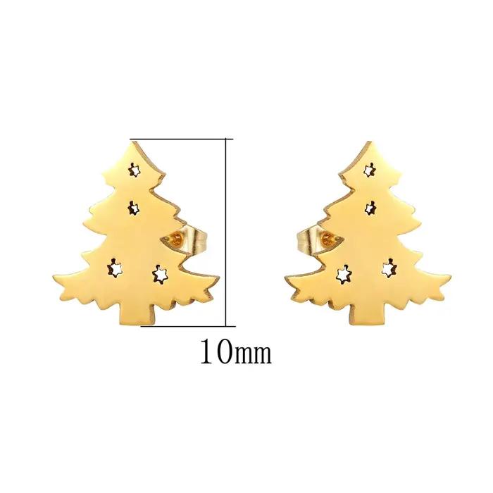 12 paires de boucles d'oreilles de Noël mignonnes